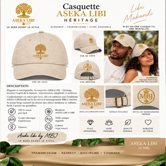 Casquette ASEKA LIBI – Héritage