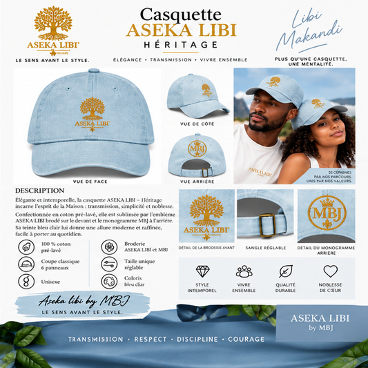 Casquette Denim ASEKA LIBI – Héritage