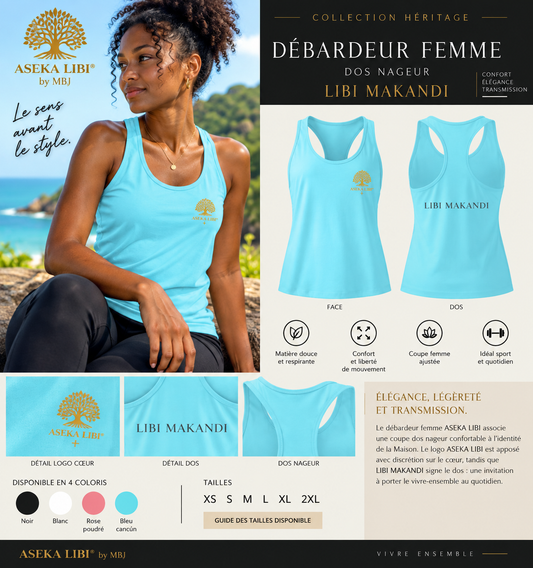 Débardeur Femme ASEKA LIBI – Libi Makandi