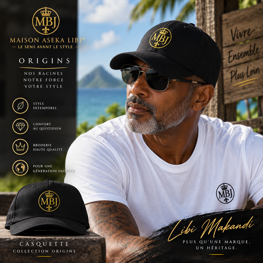 Casquette brodée MBJ – Collection Origins