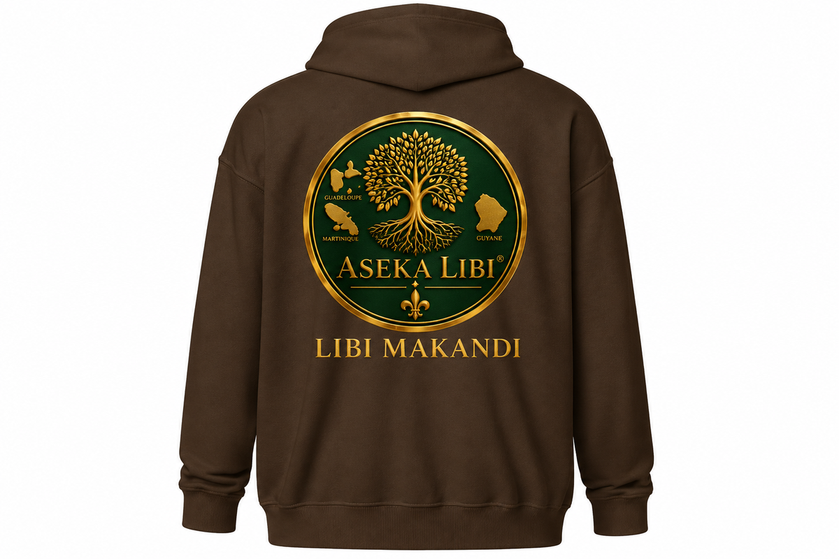 Sweat zippé ASEKA LIBI – Libi Makandi